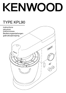 كتيب Kenwood KPL9000S ماكينة خلط/عجن