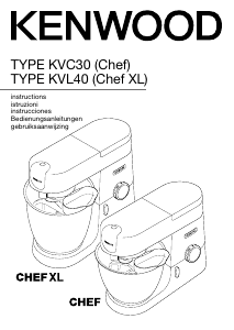 Návod Kenwood KVC3100S Chef Kuchynský mixér