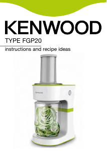 Návod Kenwood FGP203WG Spiralizátor