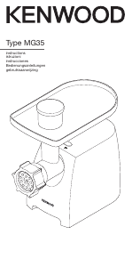 Manuale Kenwood MG360 Tritacarne