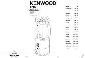 Kullanım kılavuzu Kenwood BLX750BK kMix Blender