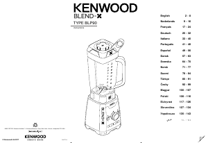 Manuál Kenwood BLP900BK Blend X Mixér