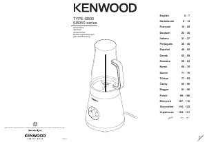 Käyttöohje Kenwood SB055WG Tehosekoitin