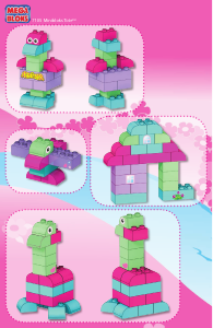 Bruksanvisning Mega Bloks set 7105 Mini Micro Rosa klosslåda