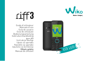 كتيب Wiko Riff3 هاتف محمول