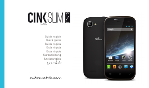 Manual Wiko Cink Slim 2 Telefone celular