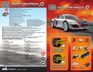 Manual Mega Bloks set 95701 Need for Speed Audi R8