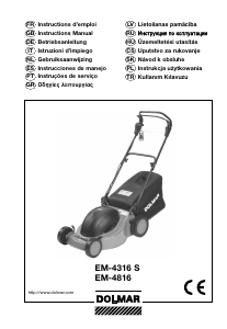 Instrukcja Dolmar EM-4316 S Kosiarka