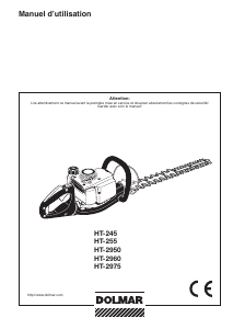 Mode d’emploi Dolmar HT-255 Taille-haies