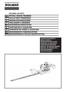 Manual Dolmar HT-2460 Hedgecutter