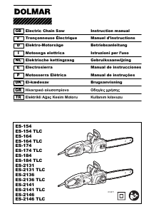 Manual de uso Dolmar ES-2141 TLC Sierra de cadena