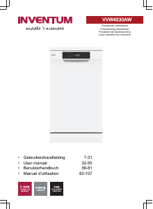 Manual Inventum VVW4530AW Dishwasher