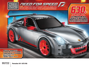 Mode d’emploi Mega Bloks set 95722 Need for Speed Porsche 911 GT3 RS