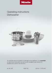 Manual Miele G 7919 SCi XXL AutoDos Dishwasher