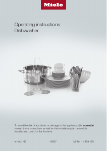 Bruksanvisning Miele G 7154 SCVi Diskmaskin