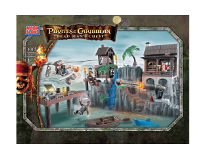 Bedienungsanleitung Mega Bloks set 1018 Pirates of the Caribbean Die Truhe des Todes