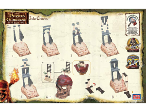 Manuale Mega Bloks set 1026 Pirates of the Caribbean Isla Cruces