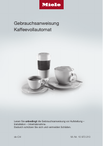 Bedienungsanleitung Miele CM 7750 CoffeeSelect Kaffeemaschine