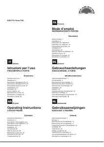 Manuale Hotpoint ENXTYH 19322 FWL2 Frigorifero-congelatore