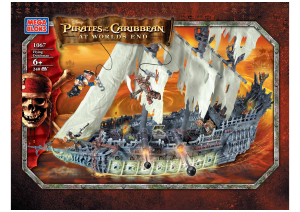 Mode d’emploi Mega Bloks set 1067 Pirates of the Caribbean Flying Dutchman