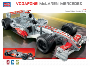 Handleiding Mega Bloks set 3236 Probuilder McLaren F1 racewagen