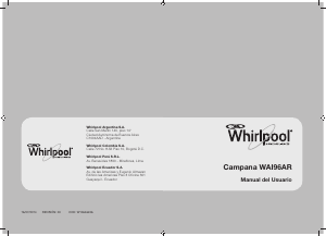 Manual de uso Whirlpool WAI96AR9WR Campana extractora