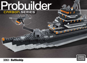 Manuale Mega Bloks set 3263 Probuilder Nave da guerra