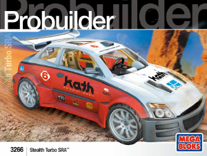 Manual de uso Mega Bloks set 3266 Probuilder Coche de rally