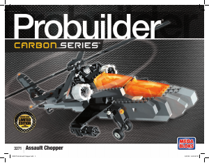 Manual Mega Bloks set 3271 Probuilder Assault chopper