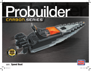 Manual Mega Bloks set 3272 Probuilder Speed boat