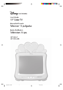 Manual de uso Disney DT1350-P Televisor