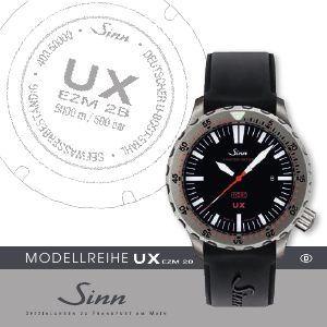 Bedienungsanleitung Sinn UX S (EZM 2B) Armbanduhr