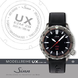 Bedienungsanleitung Sinn UX (EZM 2B) Armbanduhr