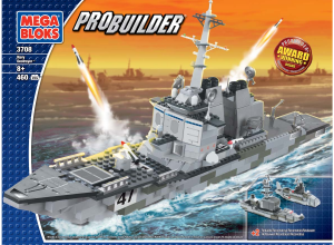 Manuale Mega Bloks set 3708 Probuilder Cacciatorpediniere