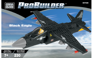 Mode d’emploi Mega Bloks set 9709 Probuilder Black eagle