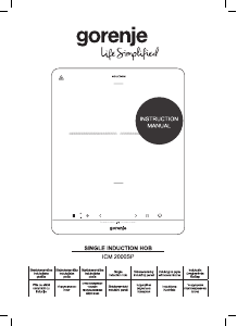 Manual Gorenje ICM2000SP Plită