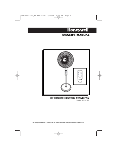 Handleiding Honeywell HFS-641PC Ventilator