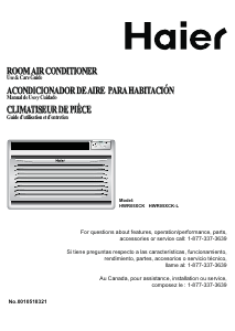 Manual de uso Haier HWR05XCK Aire acondicionado