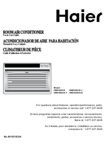 Manual Haier HWF05XCK-E Air Conditioner