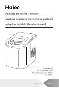 Manual de uso Haier HPIM25SS Máquina de hacer hielo