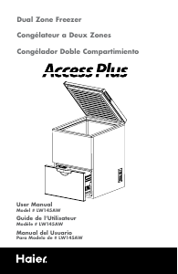 Manual de uso Haier LW145AW Access Plus Congelador