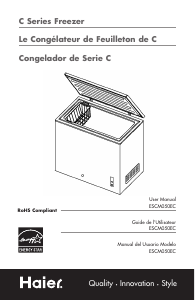 Manual de uso Haier ESCM050EC Congelador