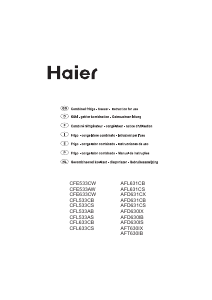 Manual Haier AFD631CS Frigorífico combinado