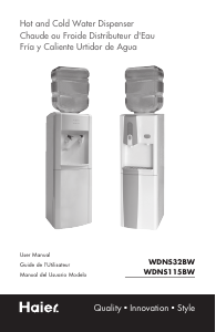 Manual de uso Haier WDNS32BW Dispensador de agua