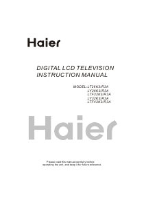 Manual Haier LY26K3/R3A LCD Television