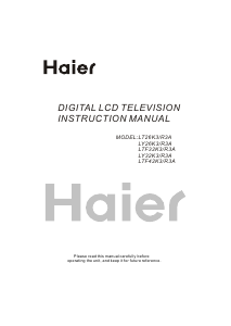 Manual Haier LY32K3/R3A LCD Television