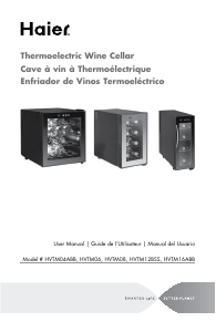 Manual de uso Haier HVTM04ABB Vinoteca