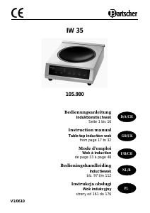 Instrukcja Bartscher IW 35 Płyta do zabudowy