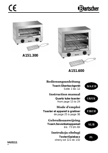 Manual Bartscher A151.300 Oven