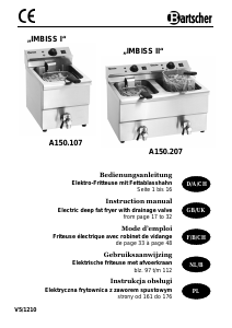 Mode d’emploi Bartscher A150.207 Friteuse